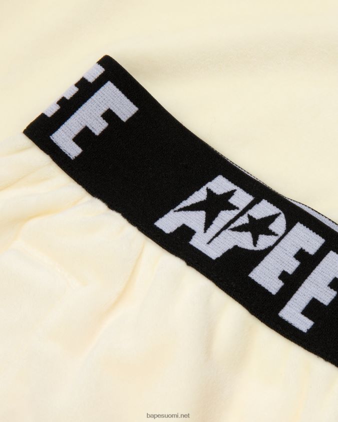 valkoinen naiset A Bathing Ape veluuri lenkkeilijät 8HT2D81041
