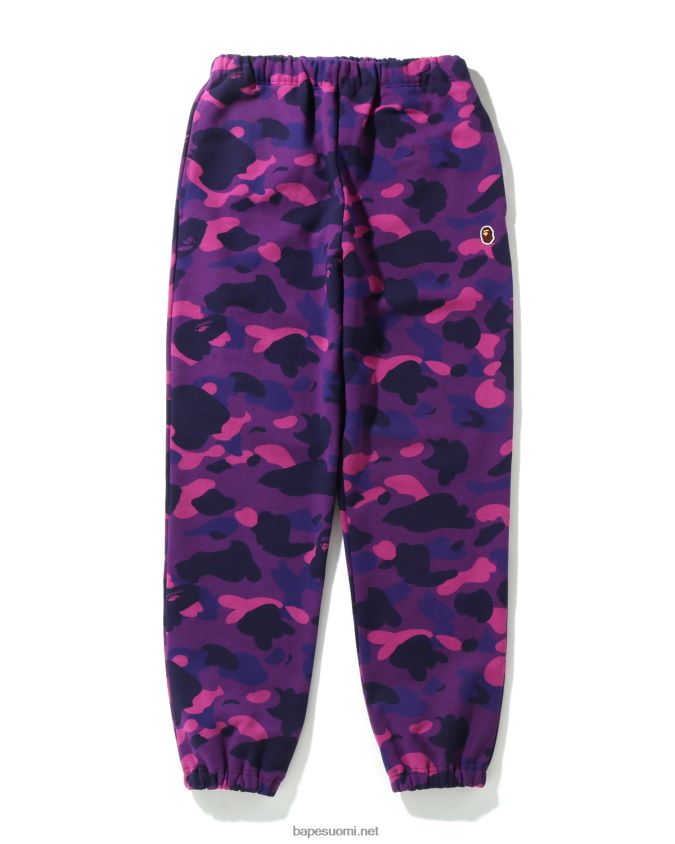violetti naiset A Bathing Ape väri camo oversize collegehousut 8HT2D8986