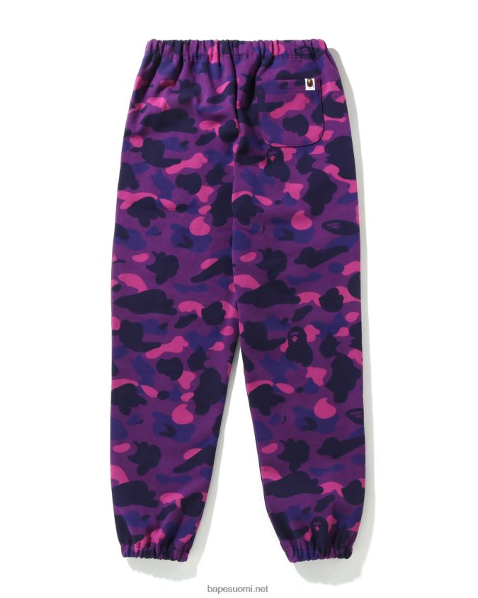 violetti naiset A Bathing Ape väri camo oversize collegehousut 8HT2D8986