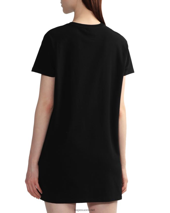 musta naiset A Bathing Ape graafinen mekko 8HT2D8815