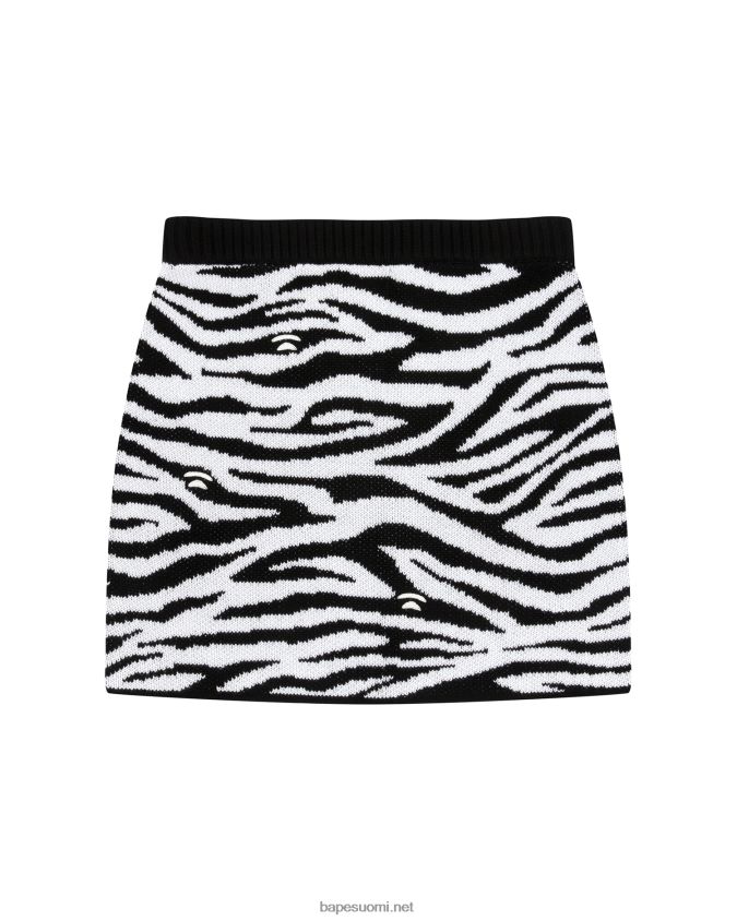 musta naiset A Bathing Ape seeprakuvioinen neulehame 8HT2D81038