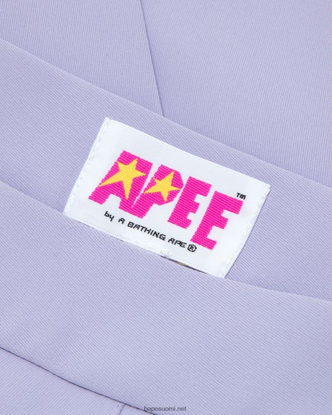 savuinen rypäle naiset A Bathing Ape laskostettu minihame 8HT2D8968