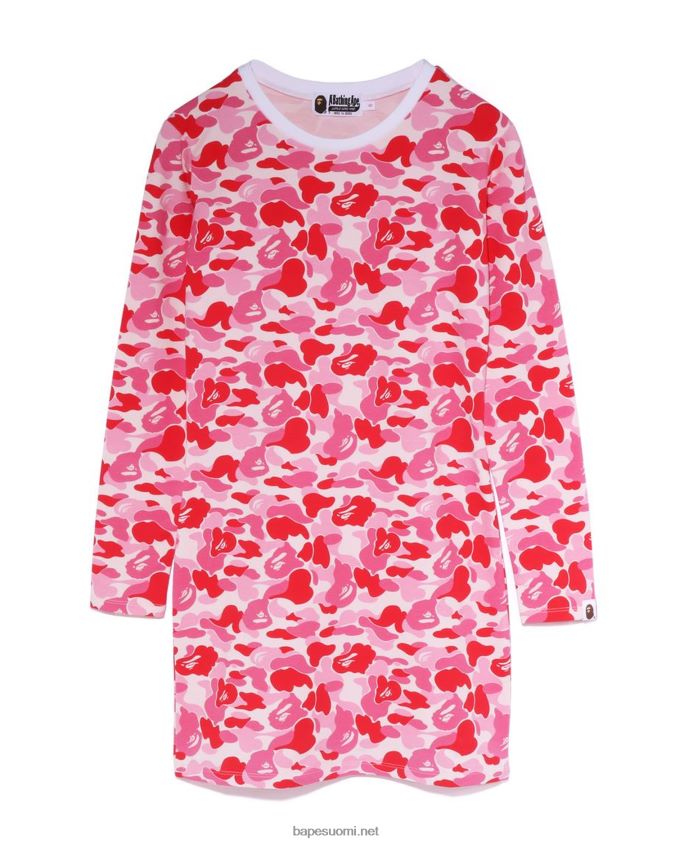 vaaleanpunainen naiset A Bathing Ape abc camo bodycon 8HT2D8863