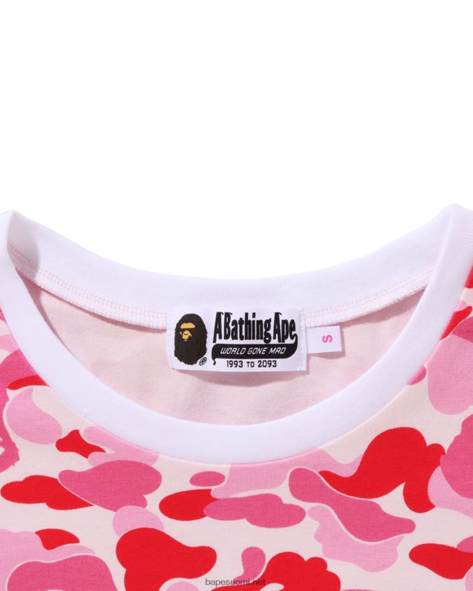 vaaleanpunainen naiset A Bathing Ape abc camo bodycon 8HT2D8863