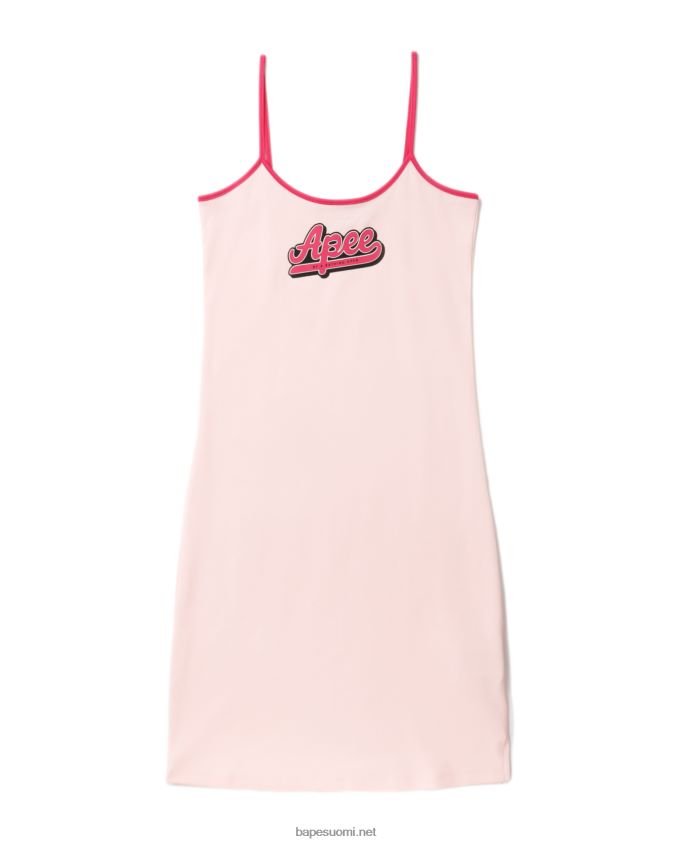 vaaleanpunainen naiset A Bathing Ape graafinen mekko 8HT2D8803
