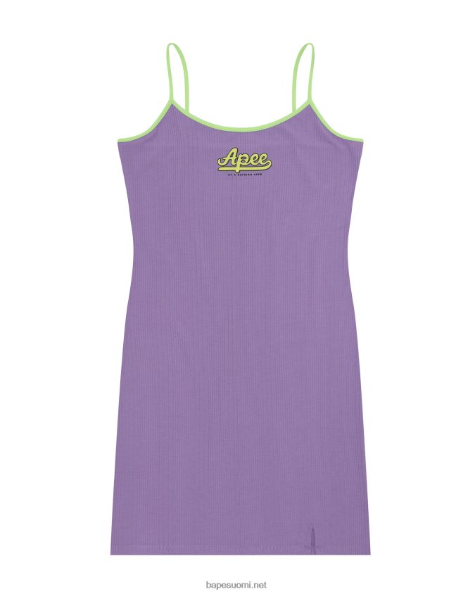 violetti naiset A Bathing Ape logoprintti mekko 8HT2D8962