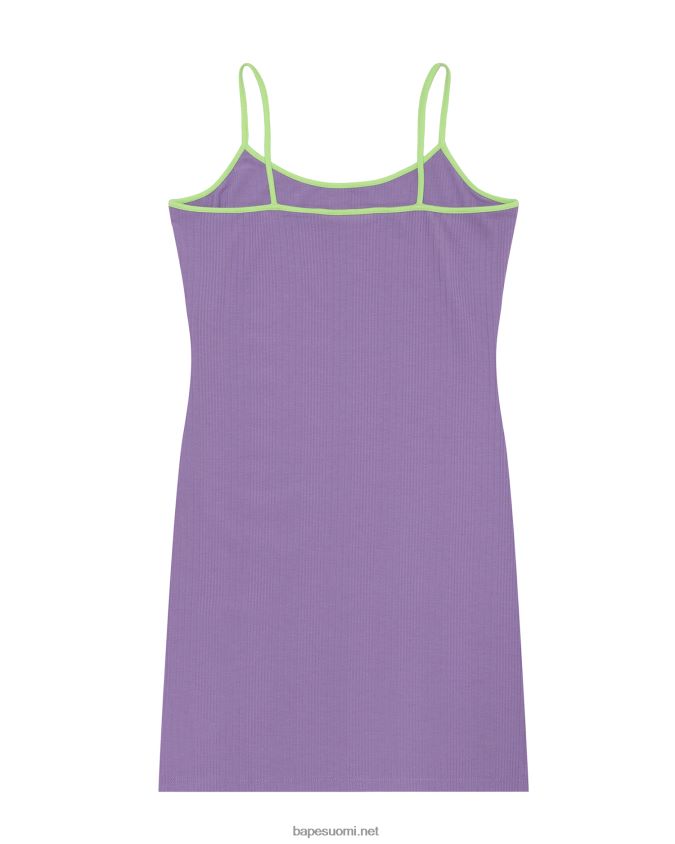 violetti naiset A Bathing Ape logoprintti mekko 8HT2D8962