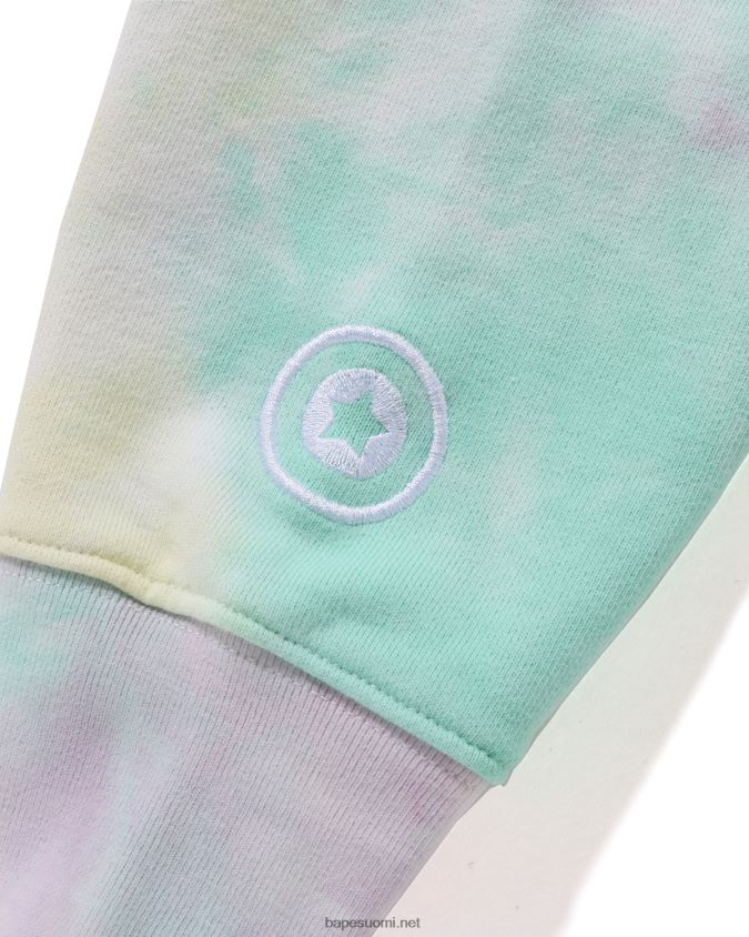 caise naiset A Bathing Ape solmittava hain ylikokoinen vetoketjullinen huppari 8HT2D8991