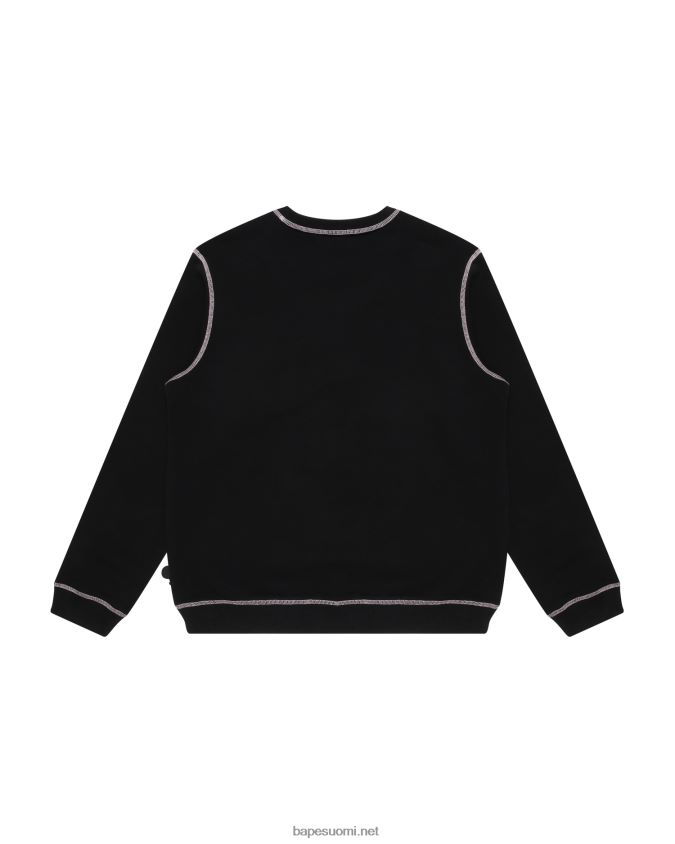 musta naiset A Bathing Ape baby milo crew kauluspaita 8HT2D8905