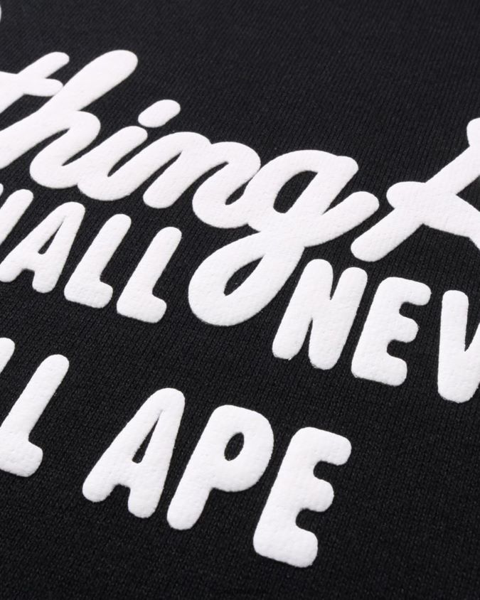 musta naiset A Bathing Ape väriommeltu ylikokoinen villapaita 8HT2D8970
