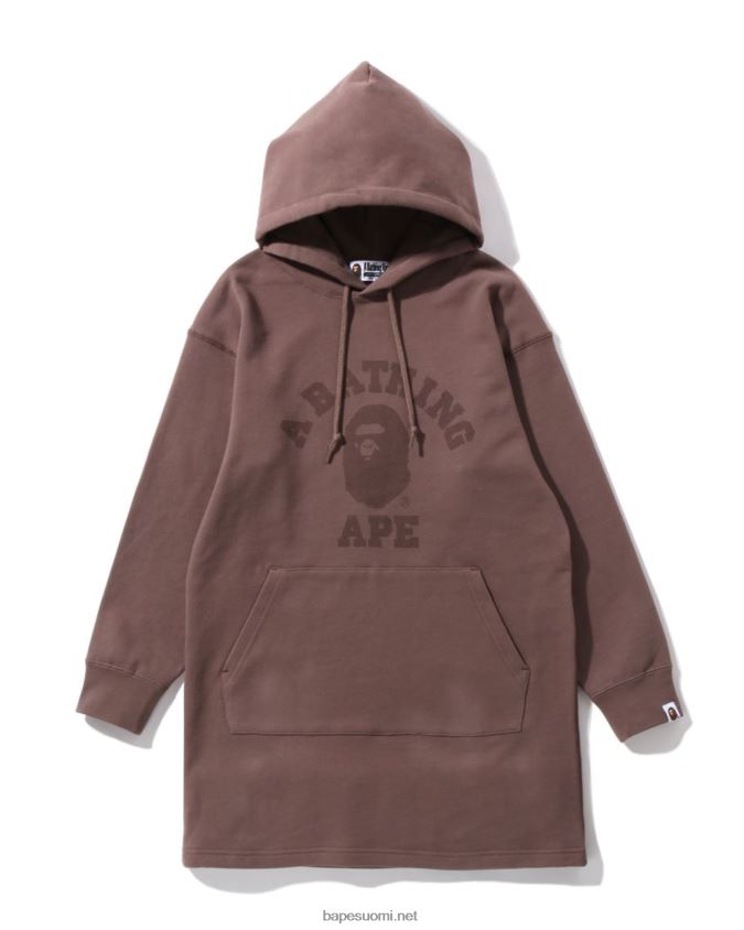 ruskea naiset A Bathing Ape pää one point huppari onepiece 8HT2D8975