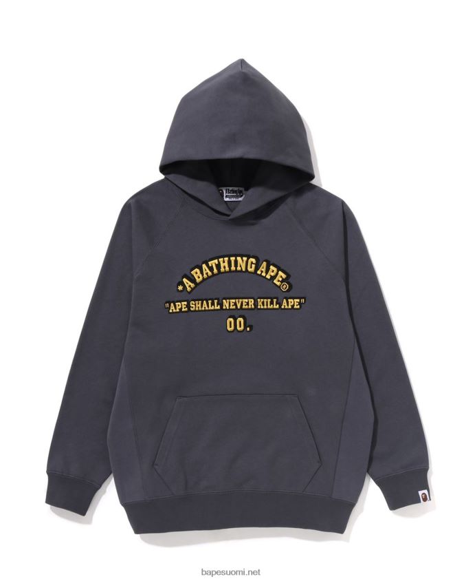 tummanharmaa naiset A Bathing Ape ylisuuri neulehuppari 8HT2D8808