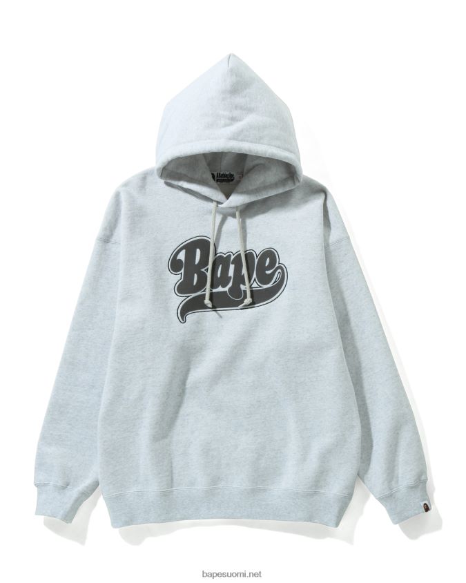 vaalean harmaa naiset A Bathing Ape ylisuuri neulehuppari 8HT2D8979