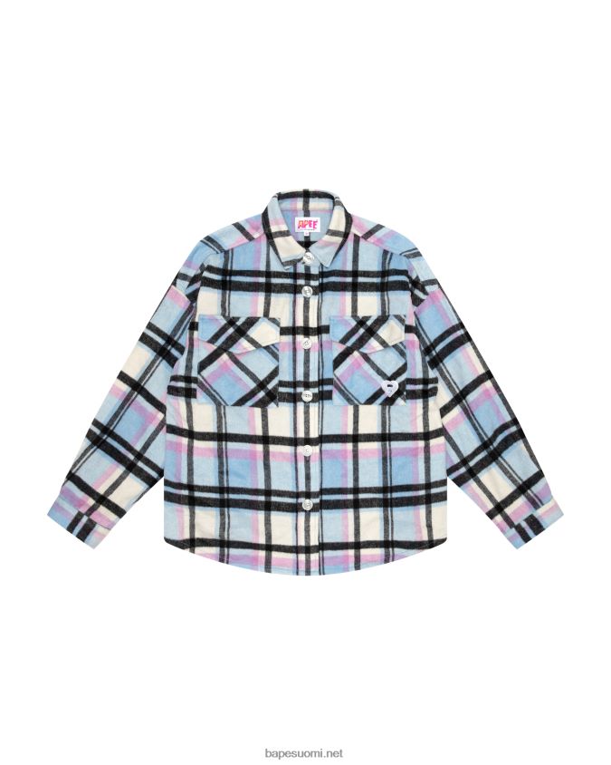 sininen naiset A Bathing Ape ruutupaita 8HT2D81024