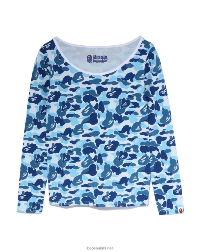 vaaleansininen naiset A Bathing Ape abc camo tee 8HT2D8864