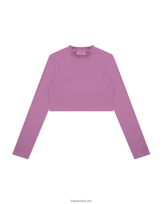 violetti naiset A Bathing Ape katkaistu kilpikonnan kaulatoppi 8HT2D81049