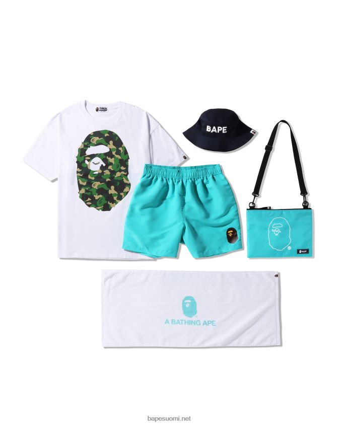 sininen naiset A Bathing Ape kesälaukku lomaranta 8HT2D81144