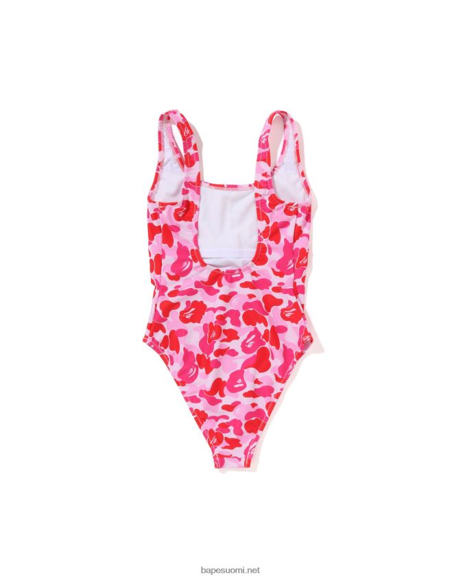 vaaleanpunainen naiset A Bathing Ape abc camo uimahousut 8HT2D8777