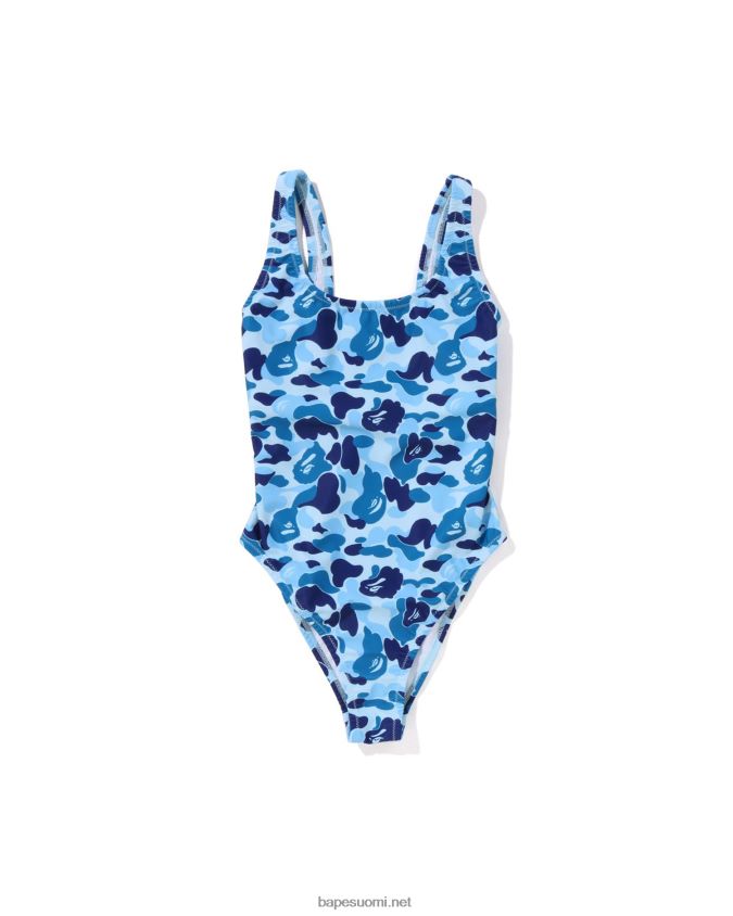 vaaleansininen naiset A Bathing Ape abc camo uimahousut 8HT2D8776