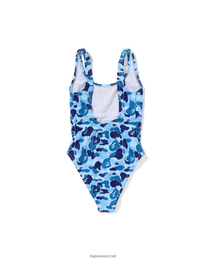 vaaleansininen naiset A Bathing Ape abc camo uimahousut 8HT2D8776