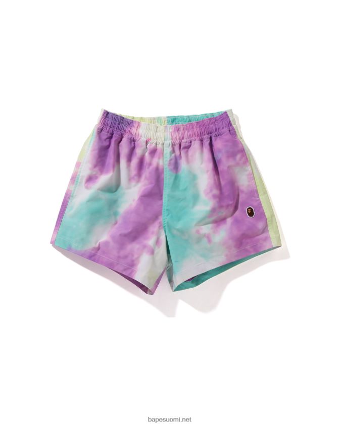 caise naiset A Bathing Ape yhden pisteen solmiovärjäysshortsit 8HT2D8990