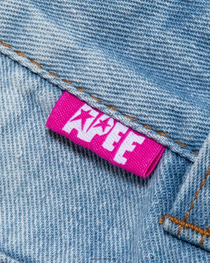 denim naiset A Bathing Ape logo farkkushortsit 8HT2D8967