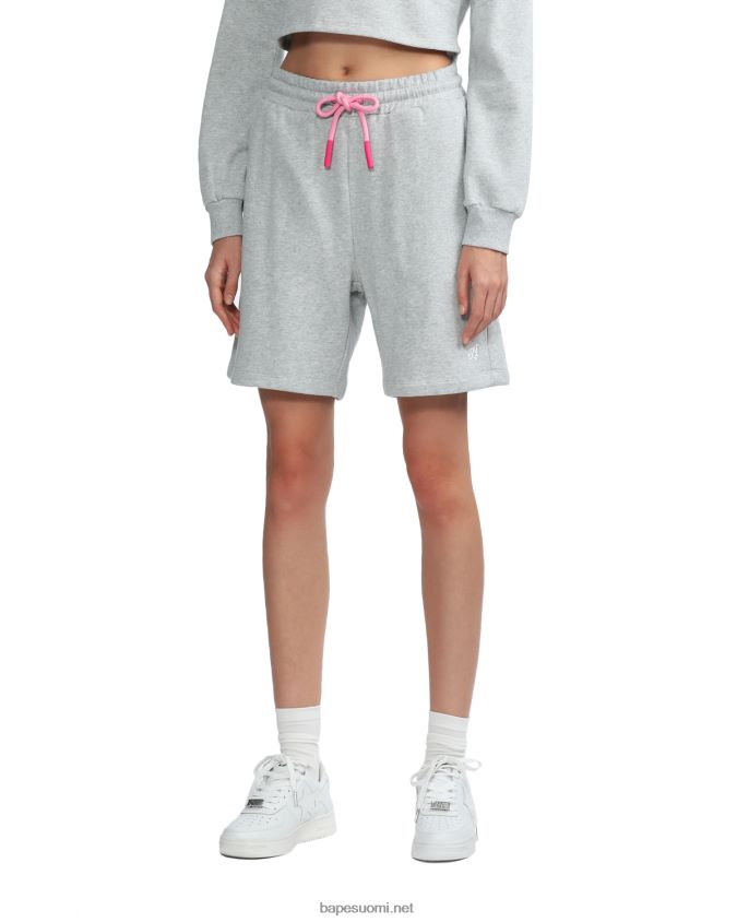 harmaa naiset A Bathing Ape logoiset shortsit 8HT2D8886