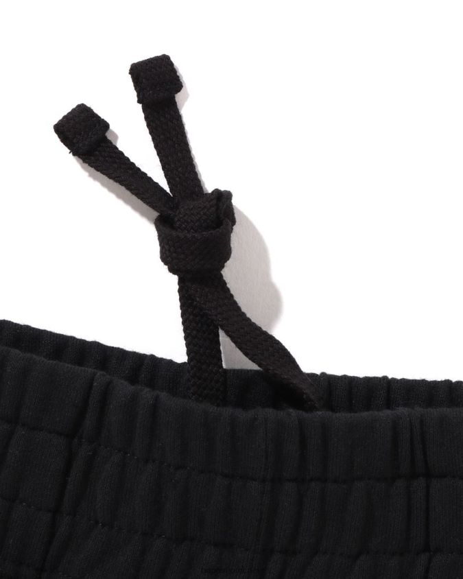 musta naiset A Bathing Ape pää yksi pisteen ylimitoitettu hikishortsit 8HT2D8796