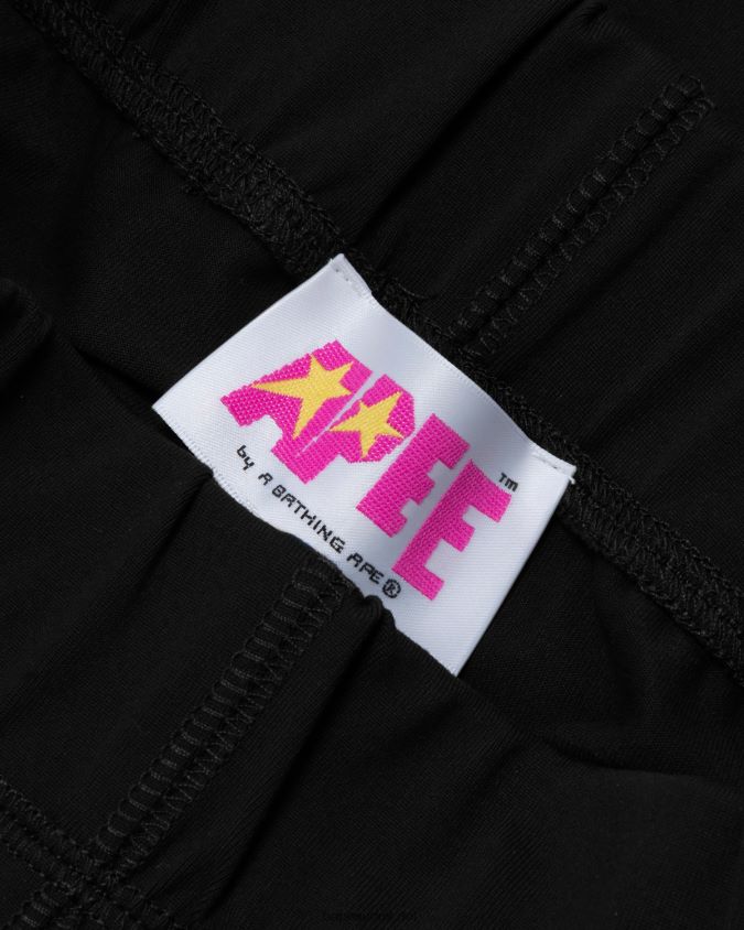 musta naiset A Bathing Ape slim fit shortsit 8HT2D8941