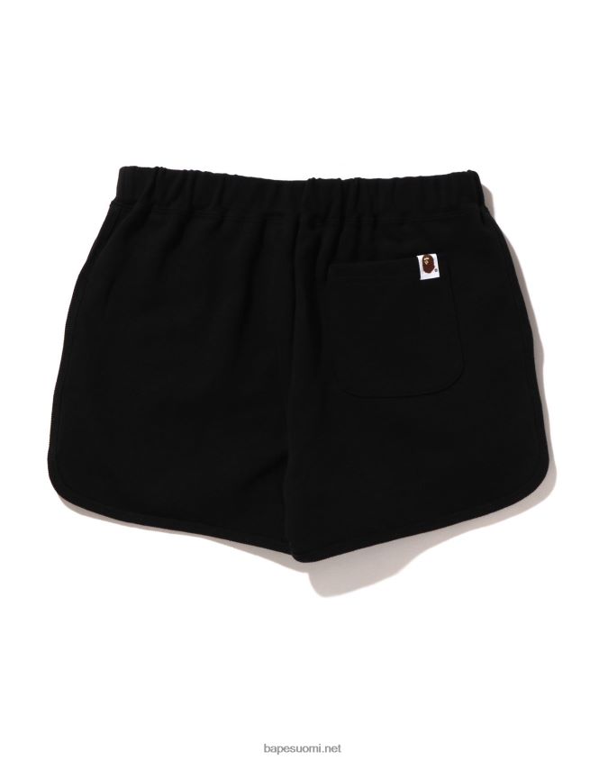 musta naiset A Bathing Ape yhden pisteen hikishortsit 8HT2D8893