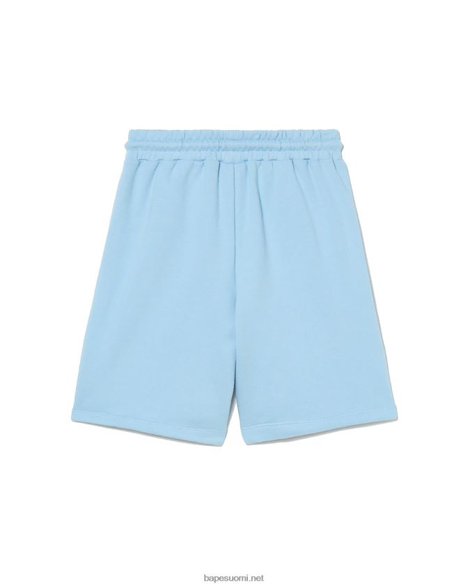 taivaansininen naiset A Bathing Ape logoiset shortsit 8HT2D8883