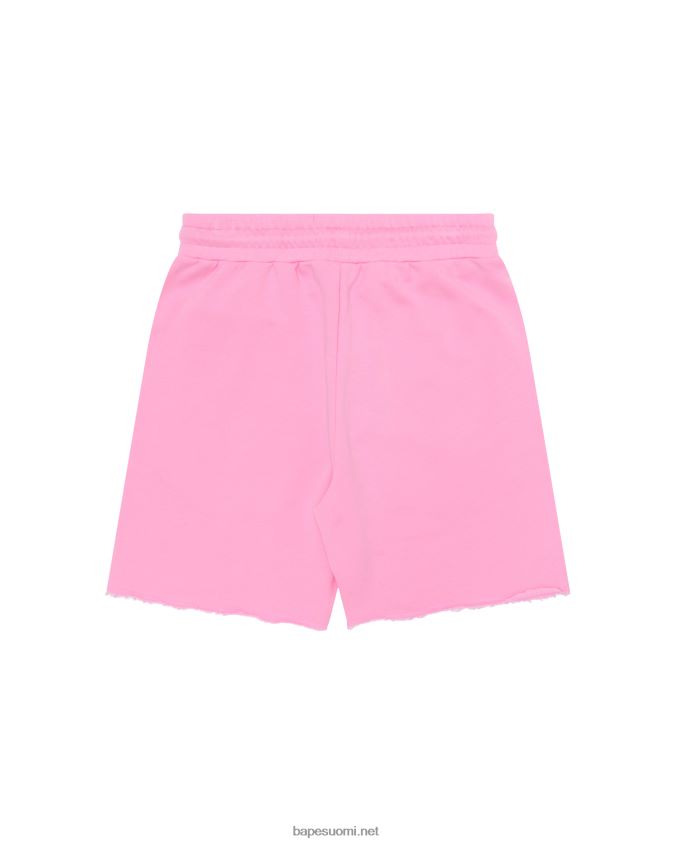 vaaleanpunainen naiset A Bathing Ape logoiset lounge-shortsit 8HT2D8961