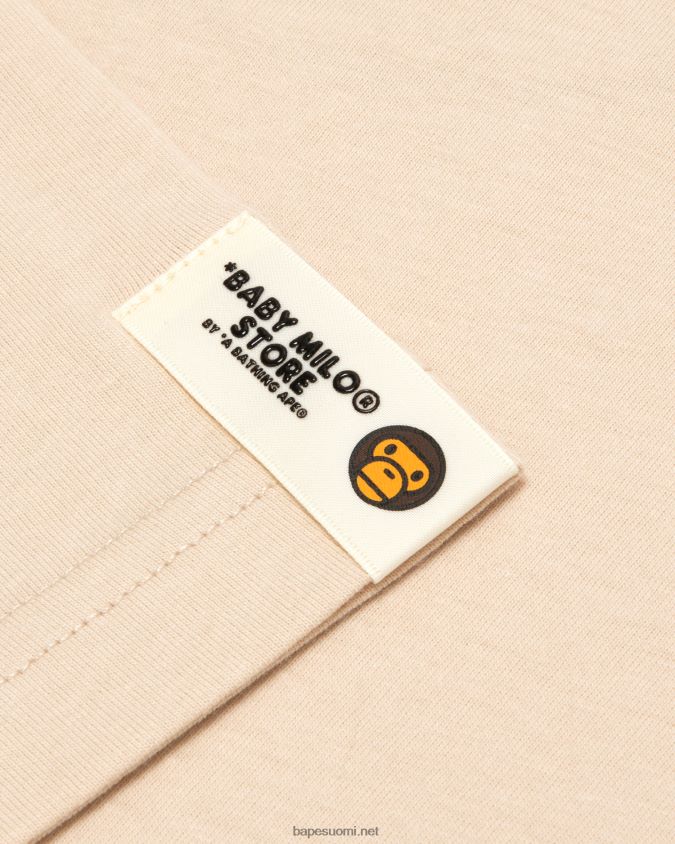 beige naiset A Bathing Ape baby milo boxy fit paita 8HT2D8849
