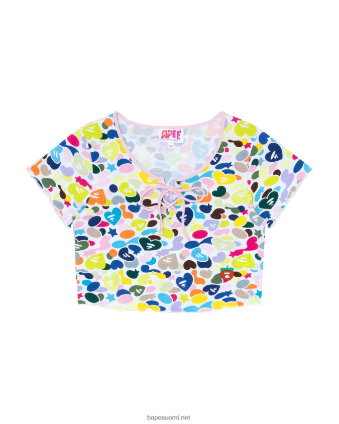 caise naiset A Bathing Ape nauhallinen lyhennetty toppi 8HT2D8946