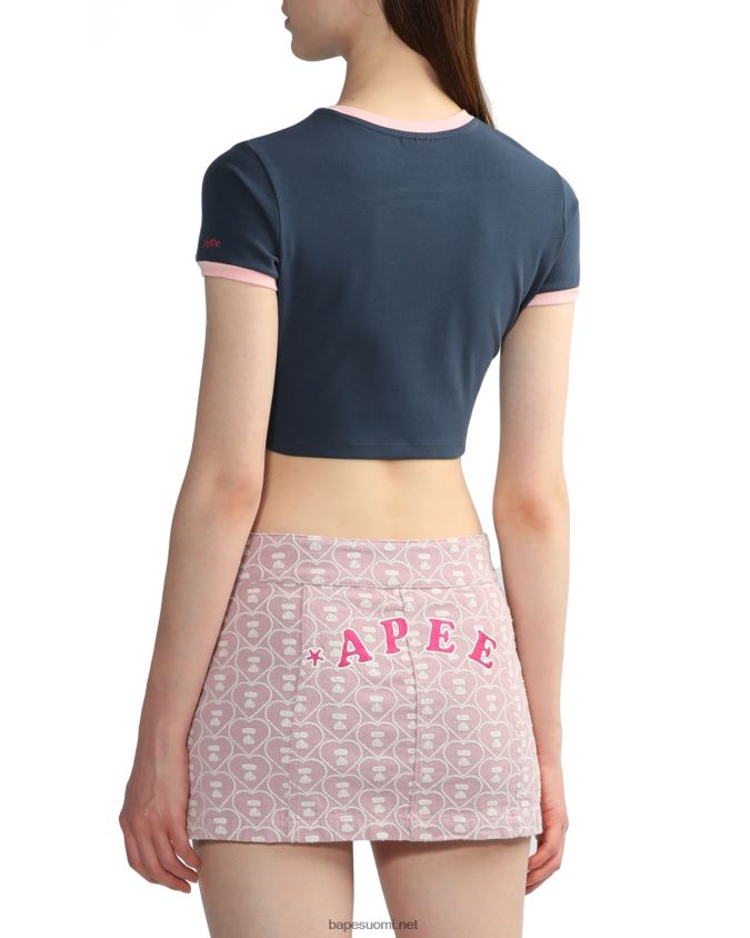 laivastonsininen naiset A Bathing Ape graafinen t-paita #3 8HT2D8845
