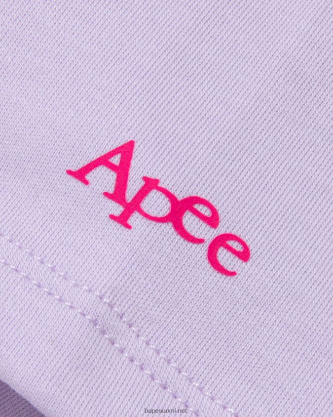 liila naiset A Bathing Ape logo marja tee 8HT2D8938