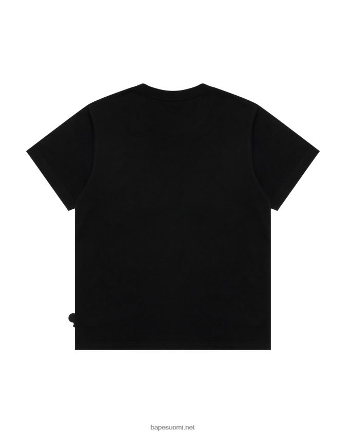 musta naiset A Bathing Ape baby milo slim fit paita 8HT2D8810