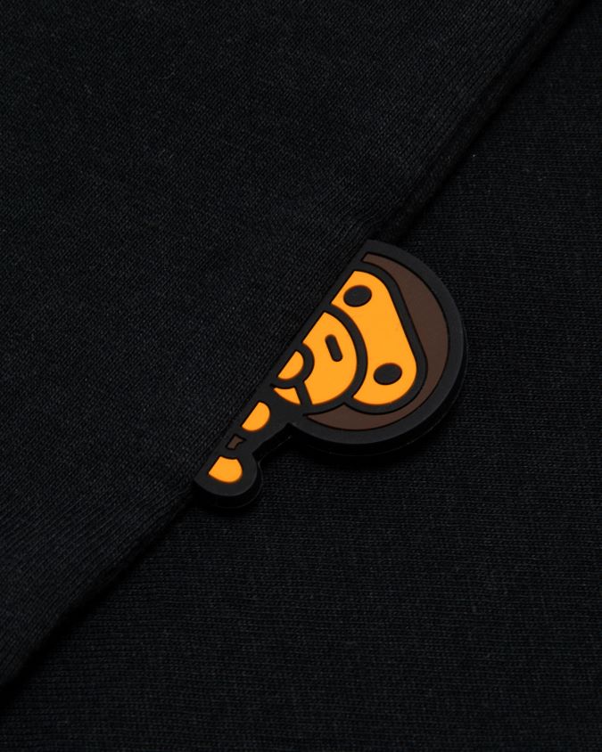 musta naiset A Bathing Ape baby milo slim fit paita 8HT2D8810