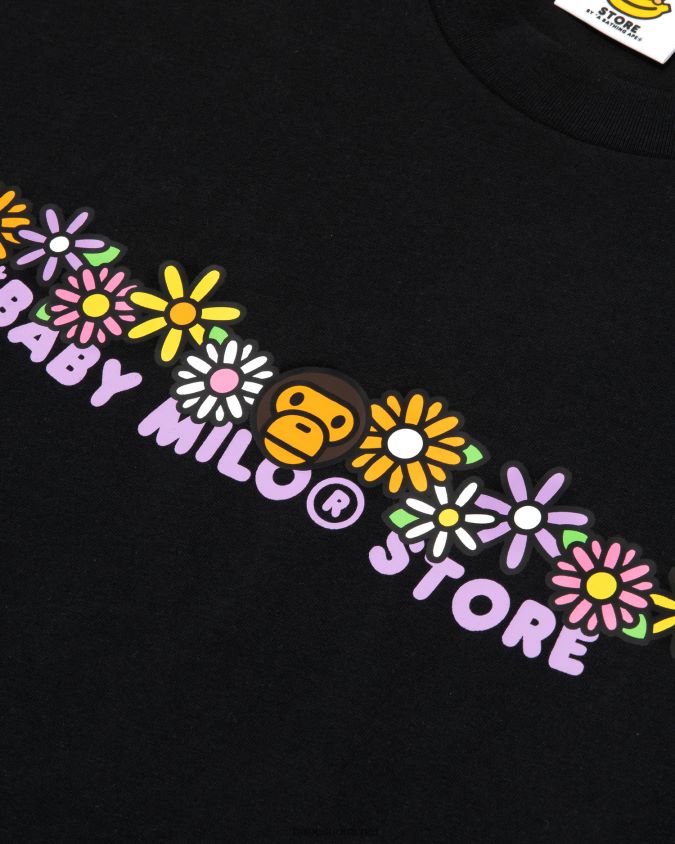 musta naiset A Bathing Ape baby milo slim fit paita 8HT2D8810