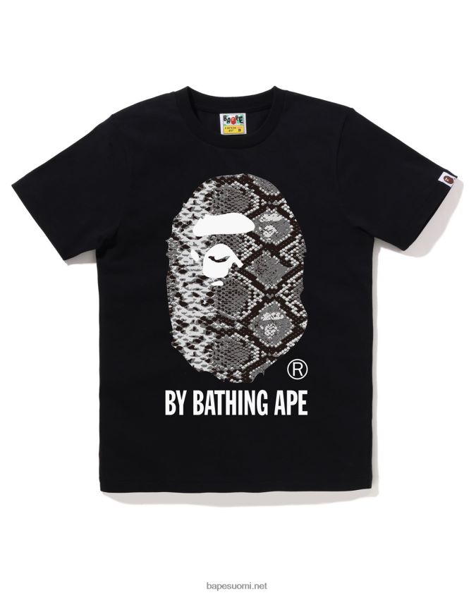 musta naiset A Bathing Ape käärme tee 8HT2D8873