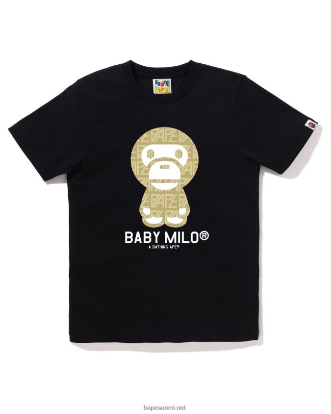 musta naiset A Bathing Ape logo monogrammi baby milo tee 8HT2D8852