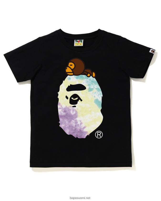 musta naiset A Bathing Ape tie-dye milo isossa teessä 8HT2D8993