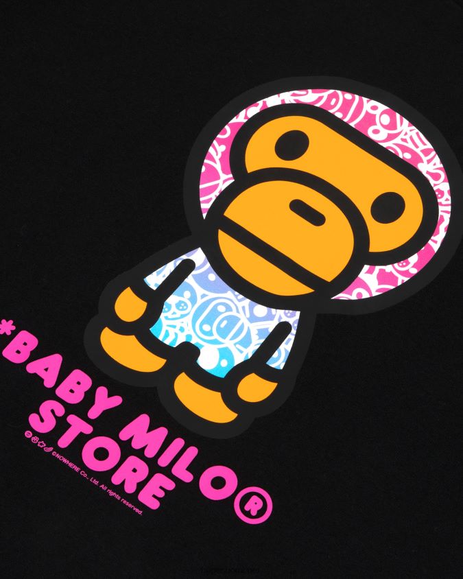 musta naiset A Bathing Ape vauva milo paita 8HT2D8855
