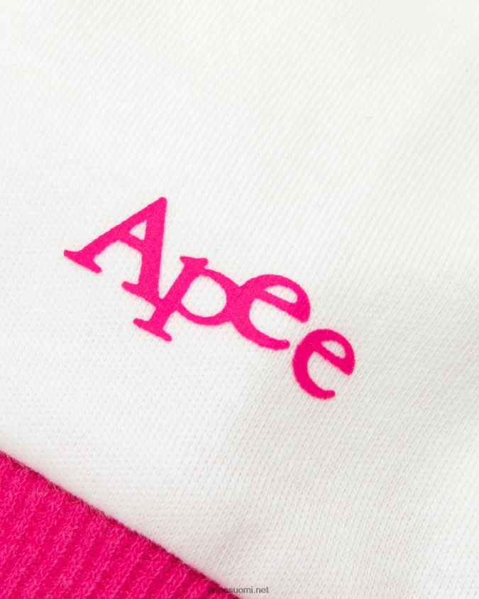 seinä valkoinen naiset A Bathing Ape sydän leikattu t-paita 8HT2D8963