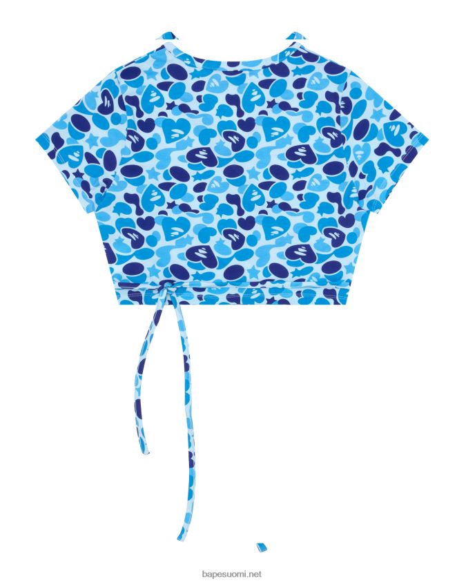 sininen naiset A Bathing Ape painettu yläosa 8HT2D8936
