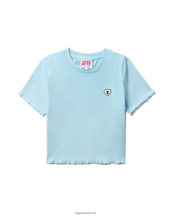 sininen naiset A Bathing Ape rajattu logopäällinen 8HT2D8823