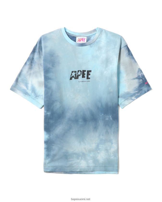 sininen naiset A Bathing Ape solmittava graafinen halkiopaita 8HT2D8847