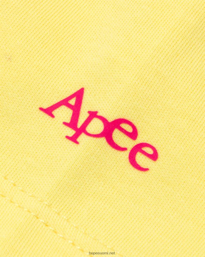 sitruunan keltainen naiset A Bathing Ape logo marja tee 8HT2D8940