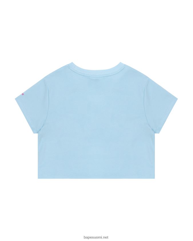 taivaansininen naiset A Bathing Ape kukka leikattu t-paita 8HT2D8965
