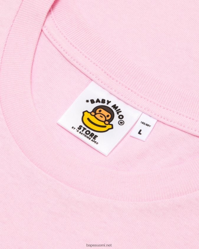 vaaleanpunainen naiset A Bathing Ape baby milo graafinen paita 8HT2D8861